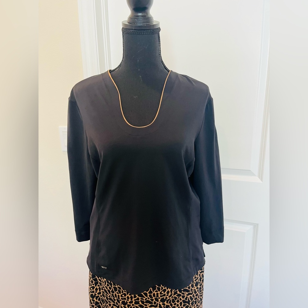 Tail Black Long Sleeve Top